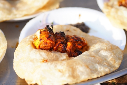Chicken Tikka Puri